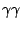 $\gamma\gamma$