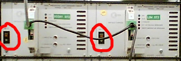 state of the power supply on/off switch