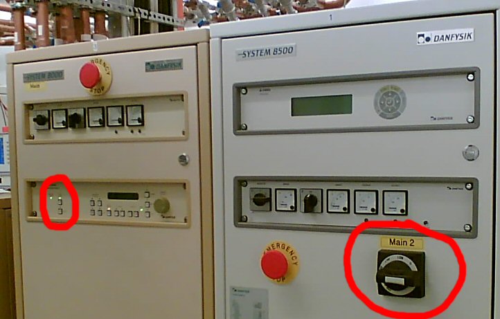 state of the power supply on/off switch